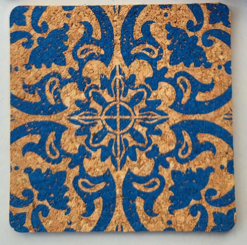 Portuguese Tile Coasters Set