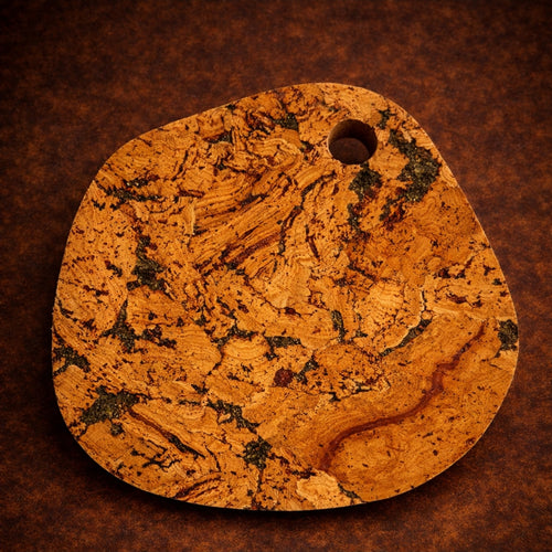Cork Hot Pads Set of Three with Shades of Green